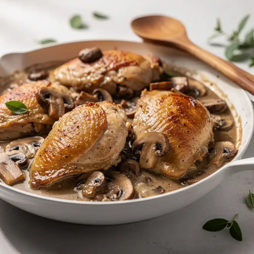 Ingredients for Creamy Mushroom Chicken