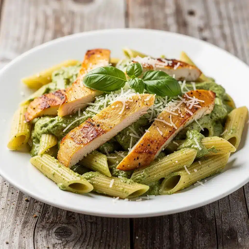 Ingredients for Creamy Pesto Chicken Pasta