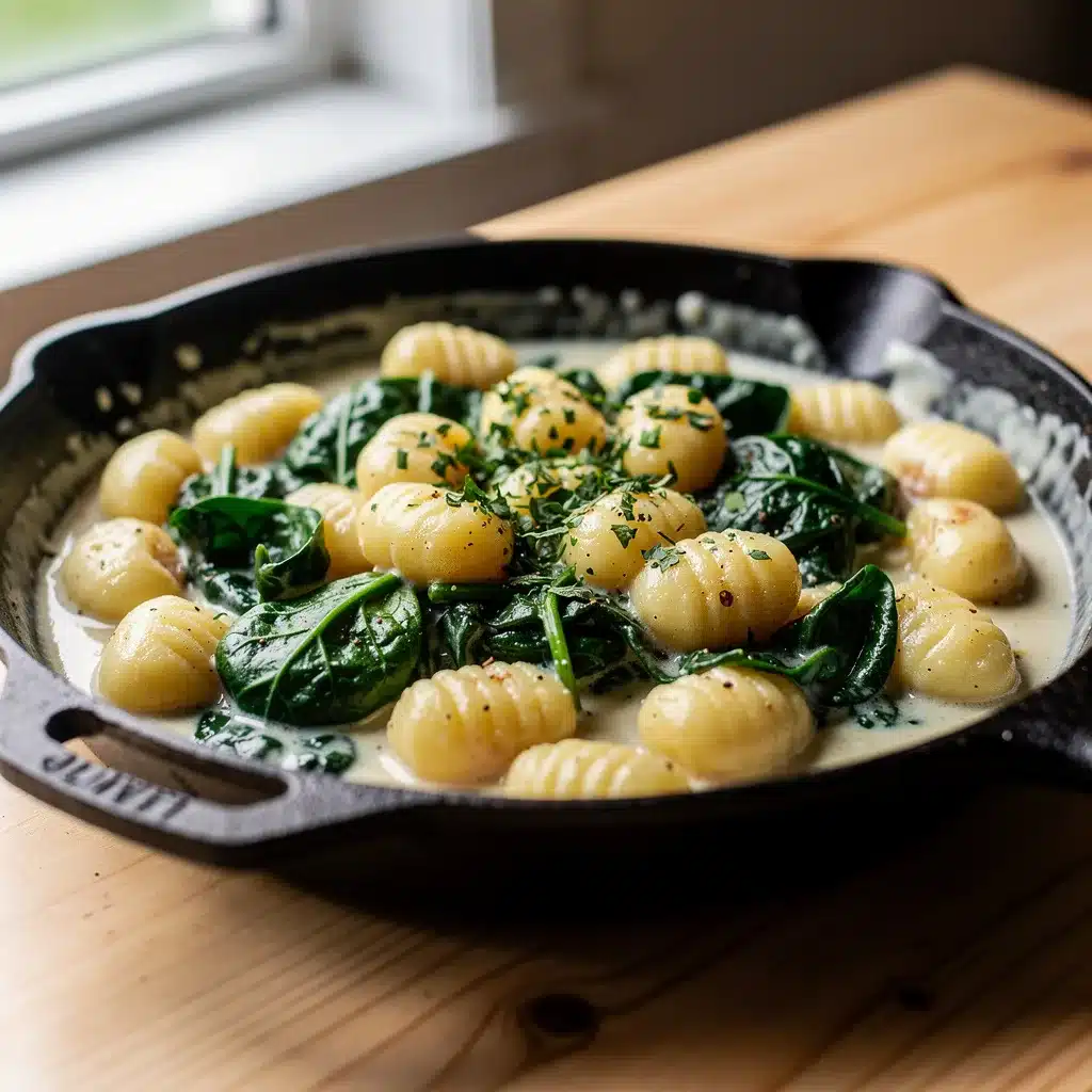 Ingredients for Creamy Skillet Gnocchi