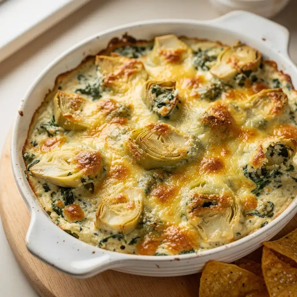 Ingredients for Creamy Spinach Artichoke Dip
