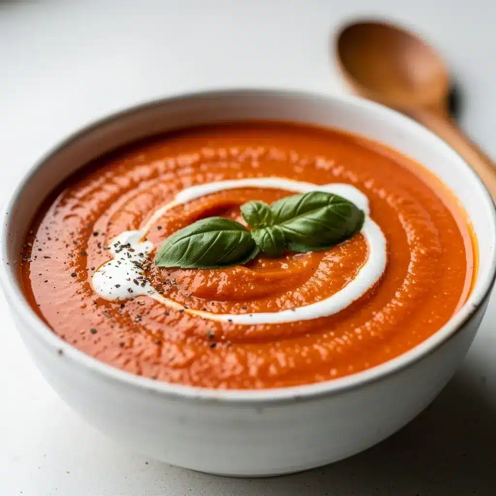 Ingredients for Creamy Tomato Basil Soup