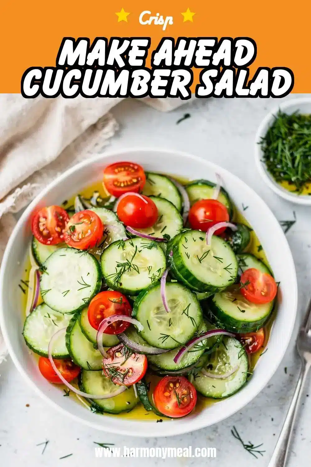 Storage and leftovers for Make Ahead Cucumber Salad