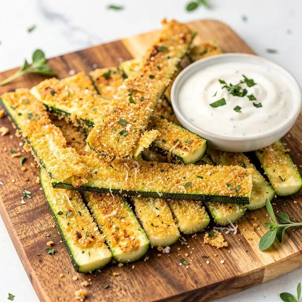 Ingredients for Crispy Parmesan Zucchini Fries