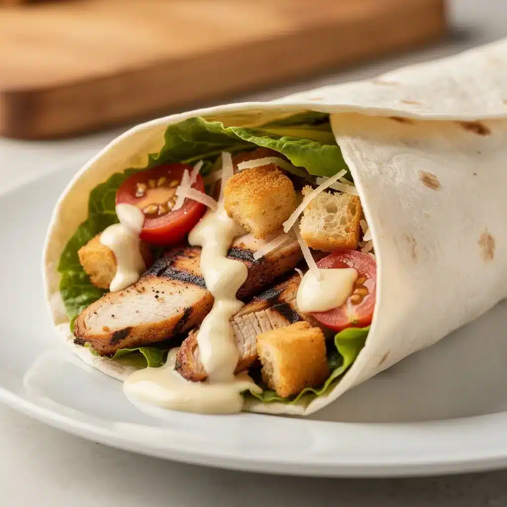 Recipe variations for Crunchy Chicken Caesar Wrap