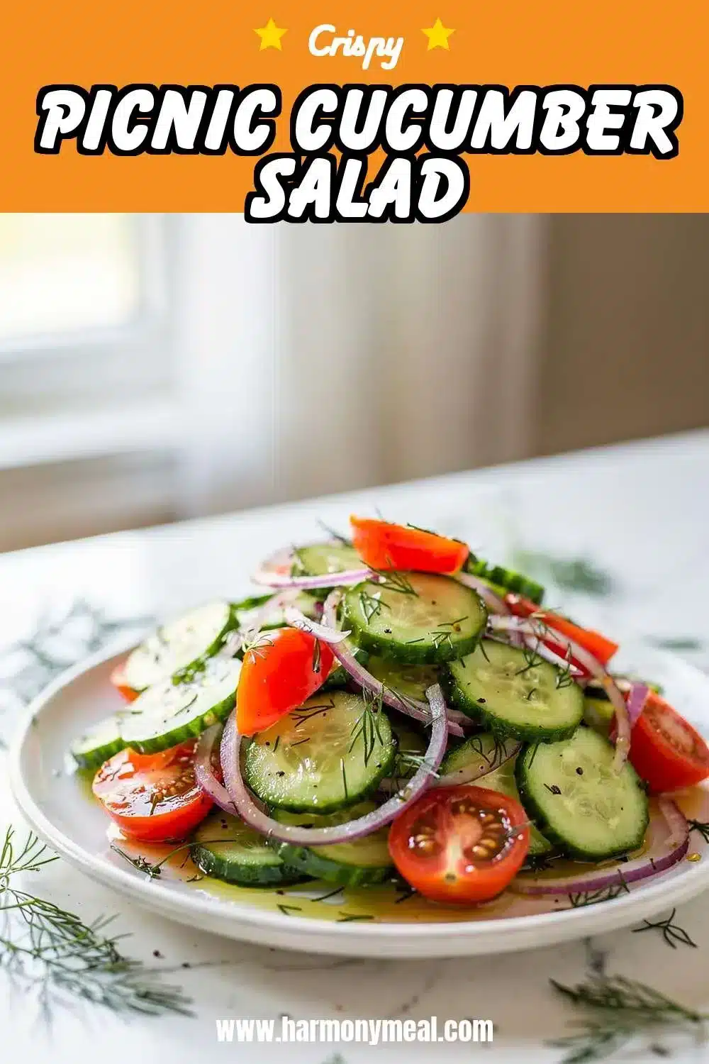 Storage and leftovers for Picnic Cucumber Salad