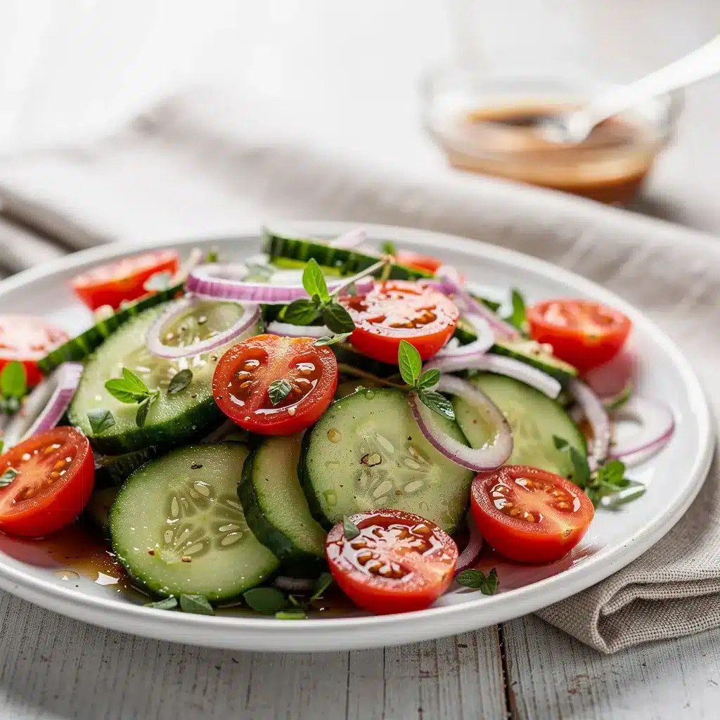 Ingredients for Picnic Cucumber Salad