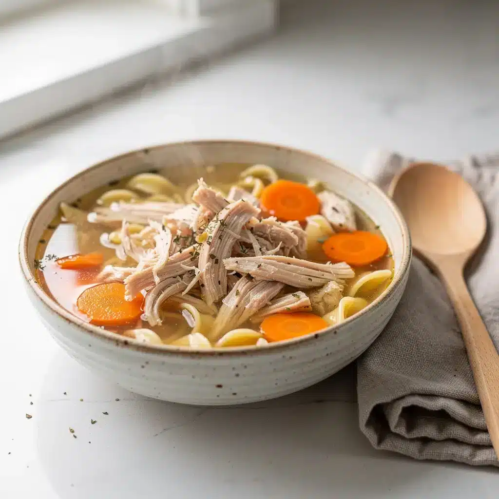 Ingredients for Easy Cozy Chicken Noodle Soup