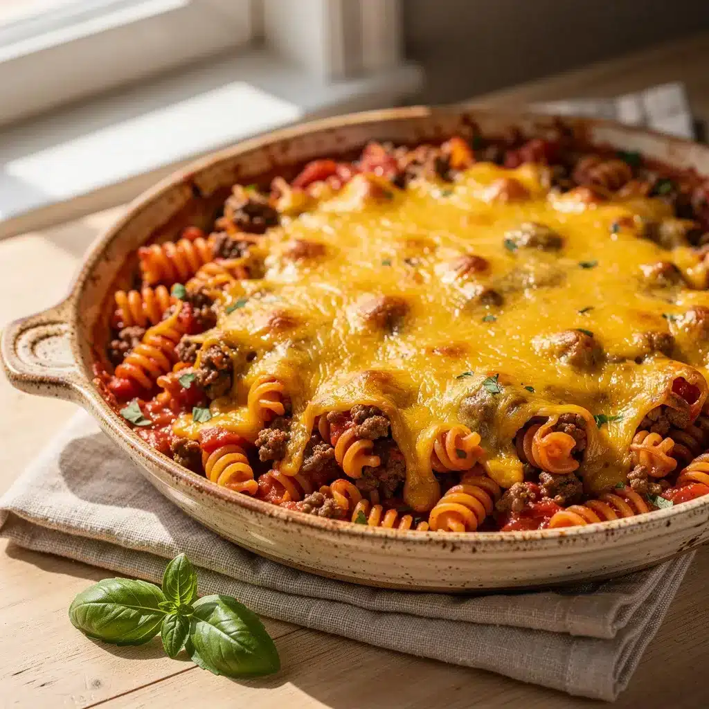 Ingredients for Family Ground Beef Casserole