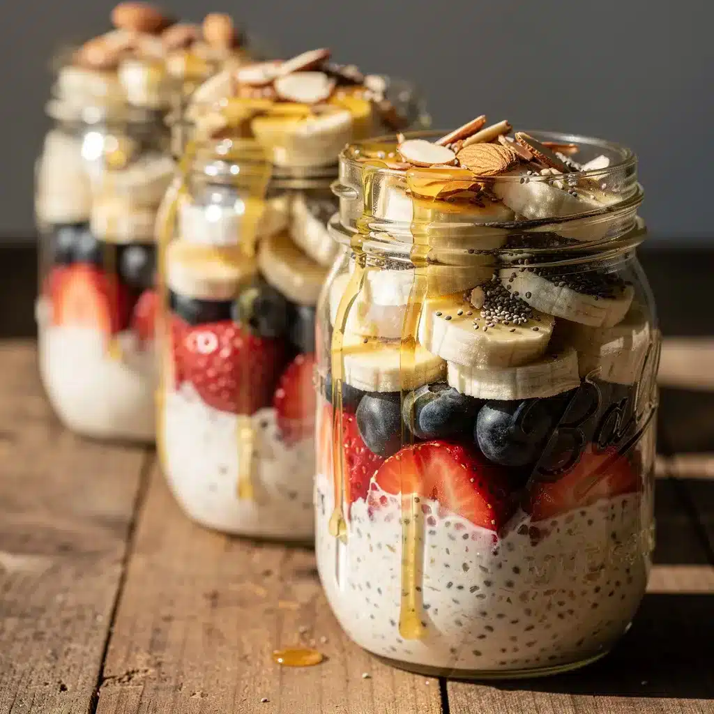 Ingredients for Family Overnight Oats