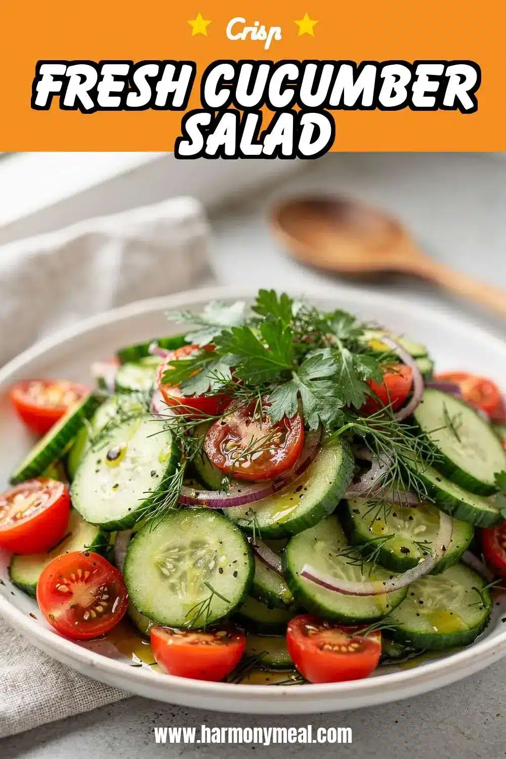 Storage and leftovers for Fresh Cucumber Salad