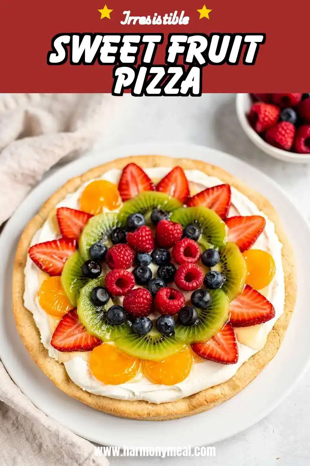 Storage and leftovers for Sweet Fruit Pizza