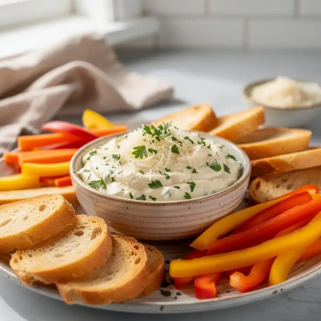 Ingredients for Garlic Parmesan Mayo Dip