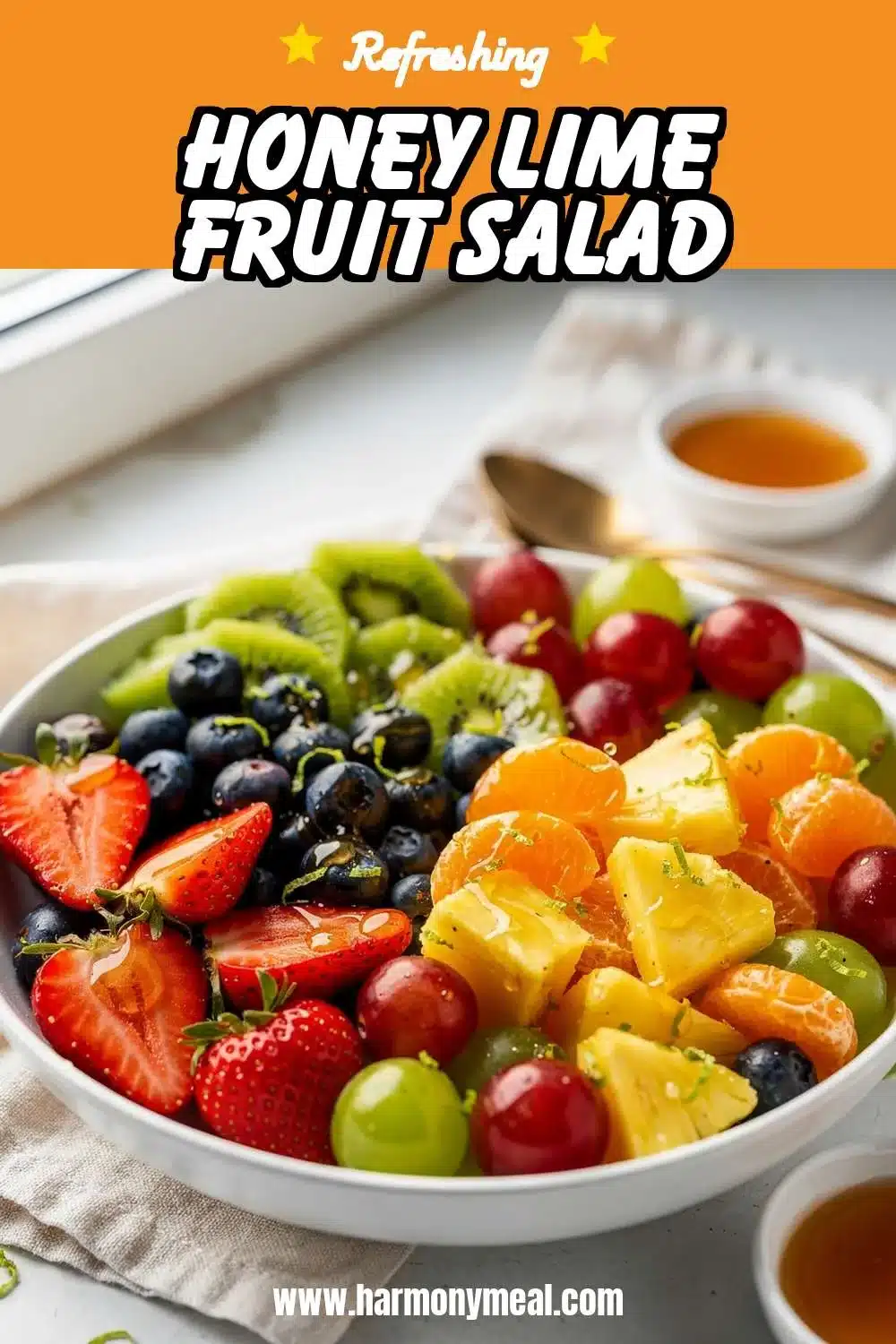 Storage and leftovers for Honey Lime Fruit Salad