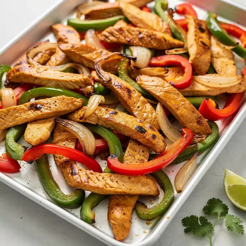 Ingredients for Juicy Sheet Pan Chicken Fajitas