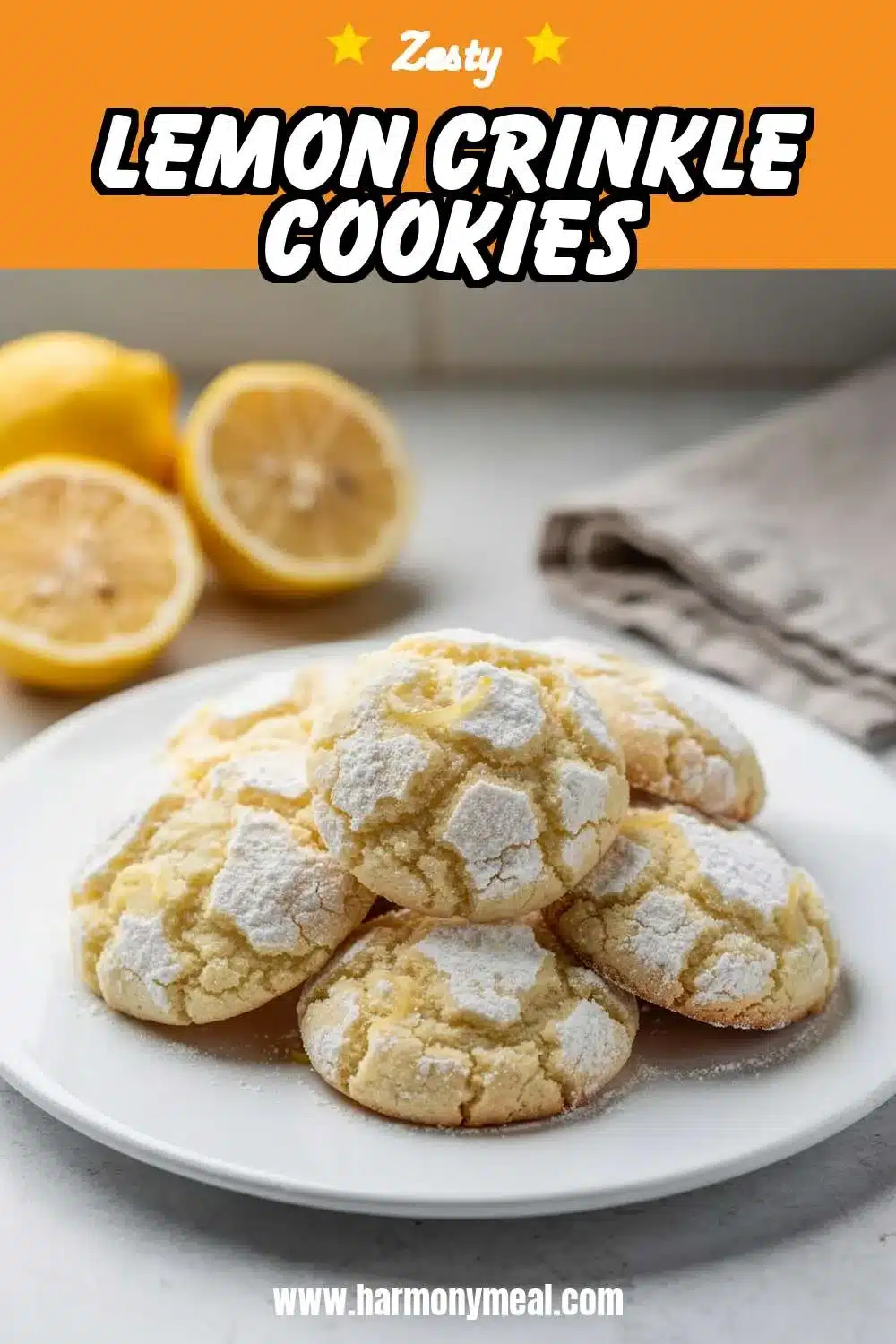 Storage and leftovers for Lemon Crinkle Cookies