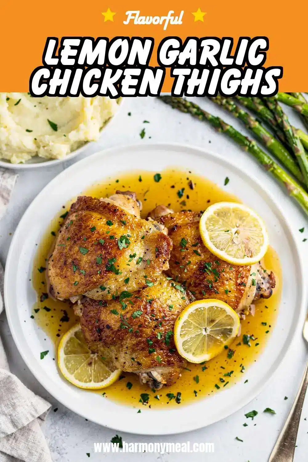 Storage and leftovers for Lemon Garlic Chicken Thighs