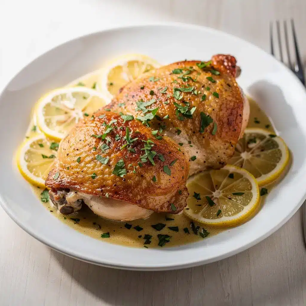 Ingredients for Lemon Garlic Chicken Thighs