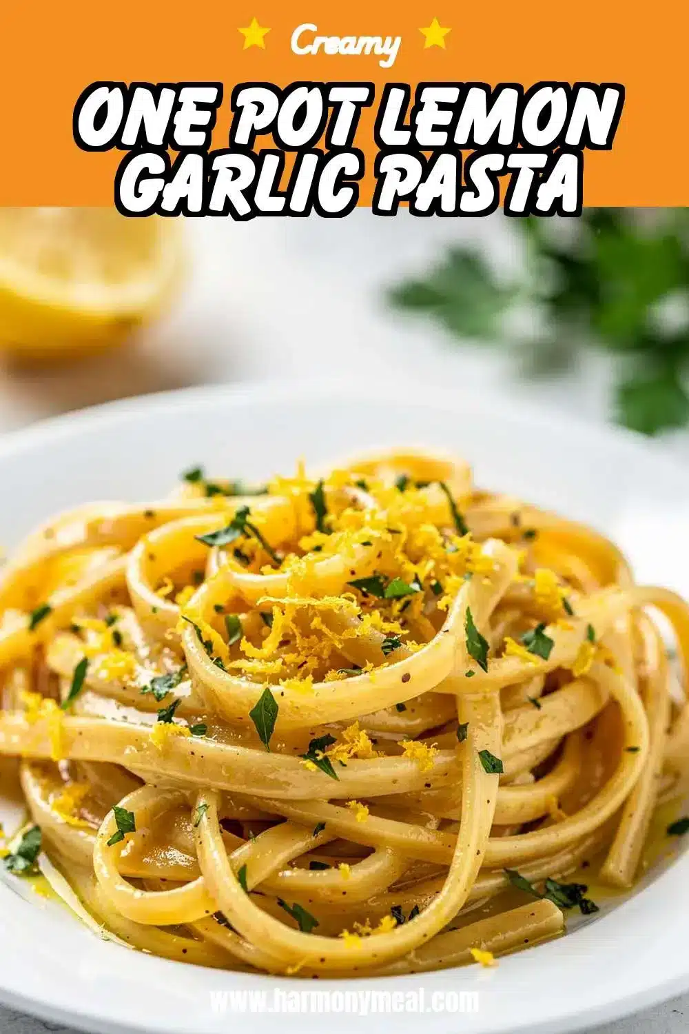 Storage and leftovers for One Pot Lemon Garlic Pasta