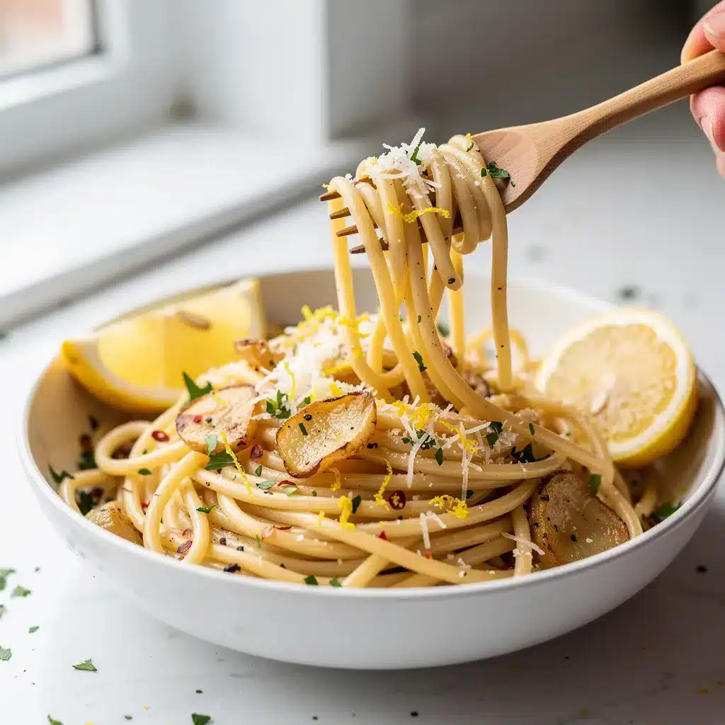 Recipe variations for One Pot Lemon Garlic Pasta