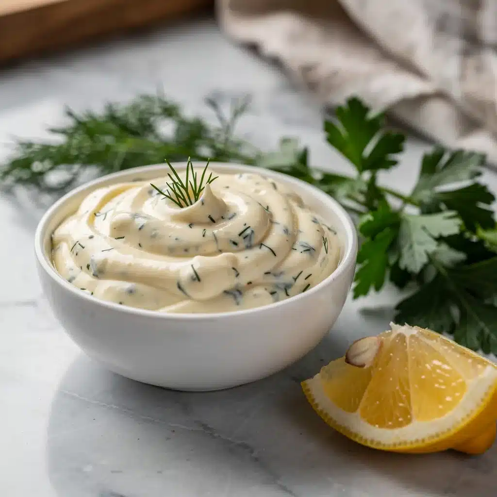 Ingredients for Lemon Herb Mayonnaise