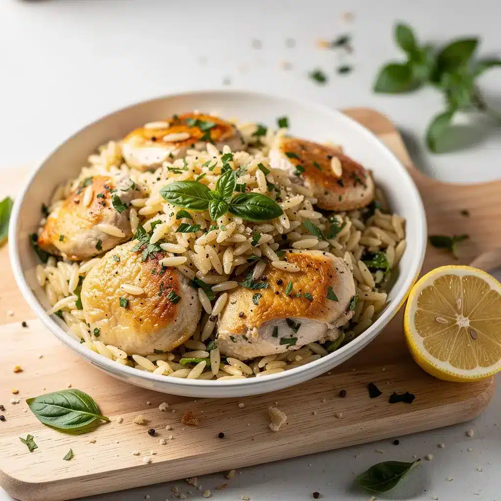 Recipe variations for Lemon Herb Orzo with Chicken