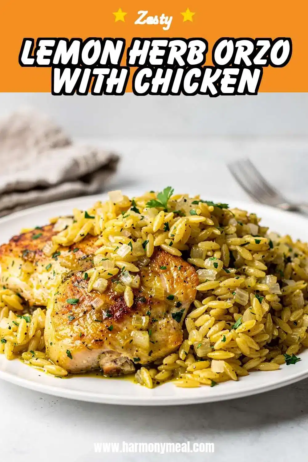 Storage and leftovers for Lemon Herb Orzo with Chicken