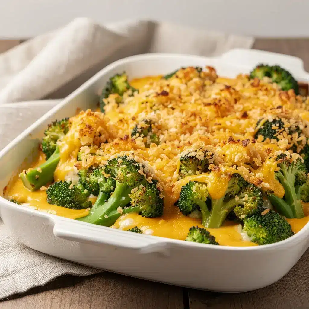 Ingredients for Make Ahead Cheesy Broccoli Casserole