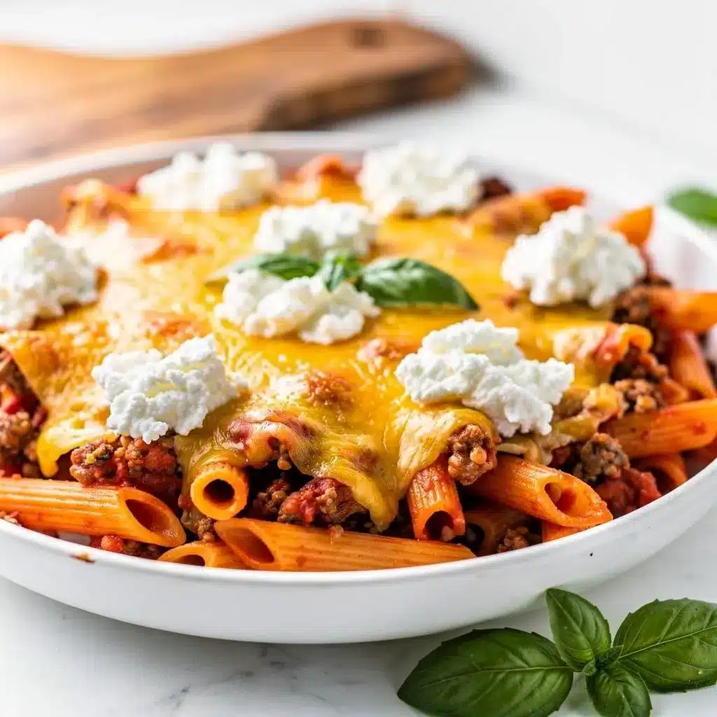 Ingredients for Make Ahead Easy Pasta Bake