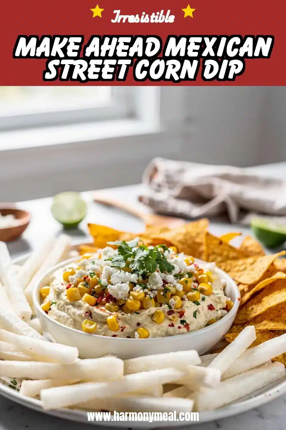 Storage and leftovers for Make Ahead Mexican Street Corn Dip