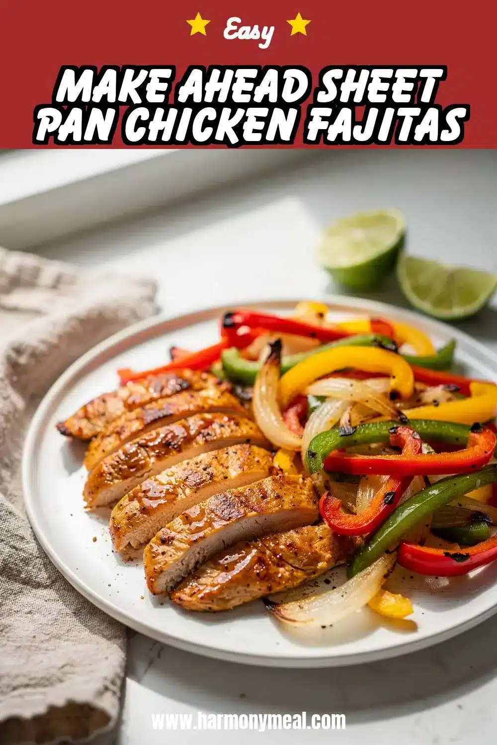 Storage and leftovers for Make Ahead Sheet Pan Chicken Fajitas