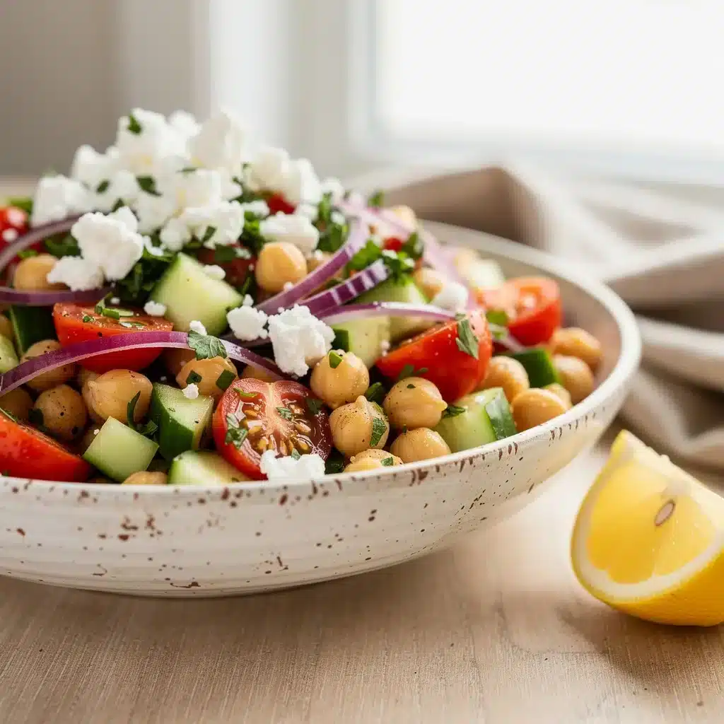 Recipe variations for Bright Mediterranean Chickpea Salad