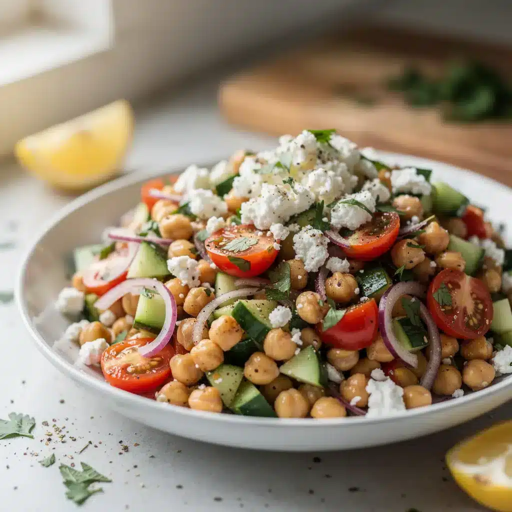 Recipe variations for Make Ahead Mediterranean Chickpea Salad