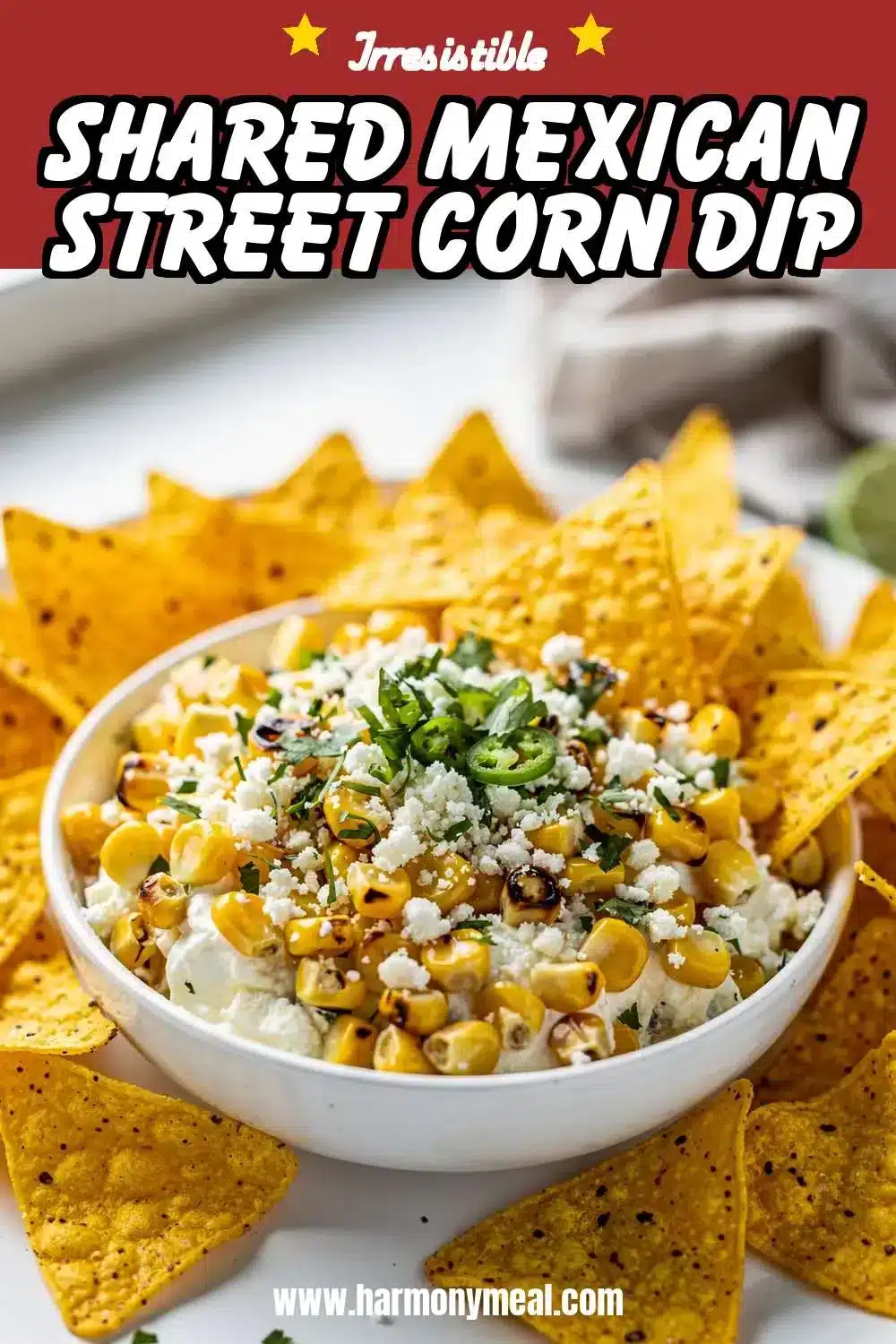 Storage and leftovers for Shared Mexican Street Corn Dip