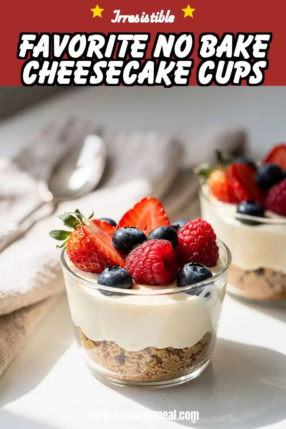 Storage and leftovers for Favorite No Bake Cheesecake Cups