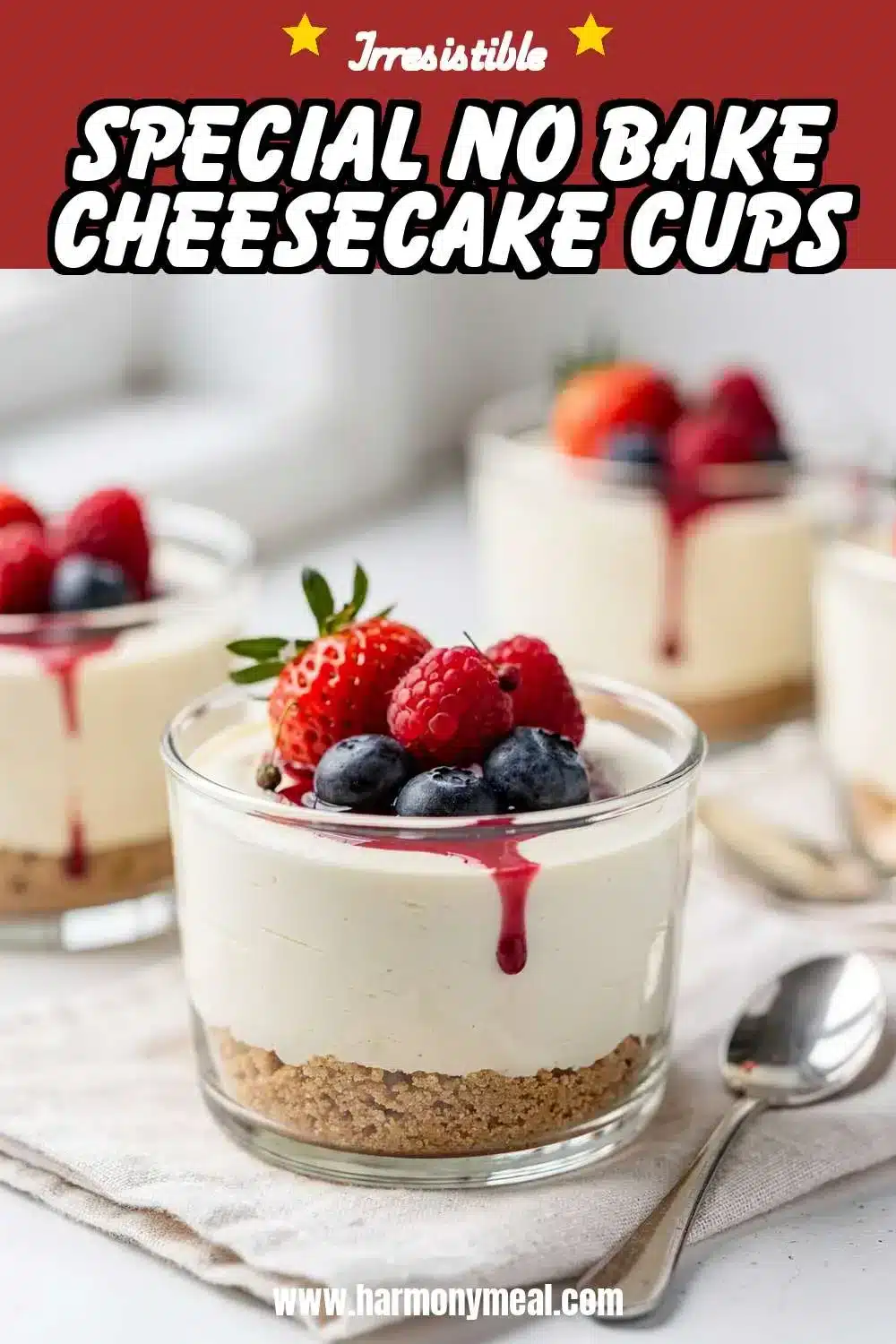 Storage and leftovers for Special No Bake Cheesecake Cups