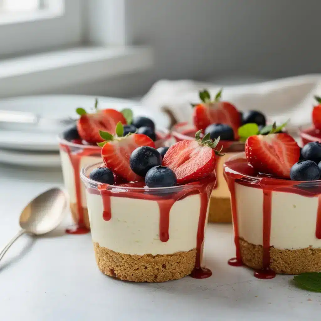 Ingredients for Favorite No Bake Cheesecake Cups
