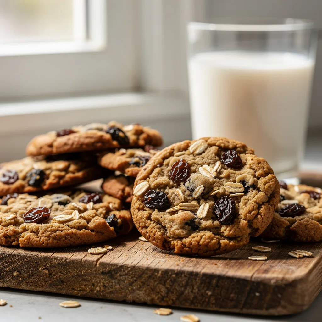 Ingredients for Oatmeal Raisin Cookies