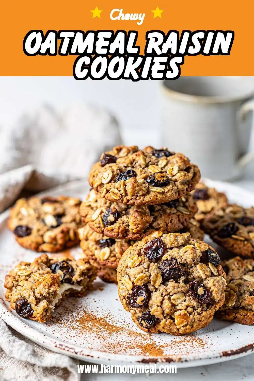 Storage and leftovers for Oatmeal Raisin Cookies