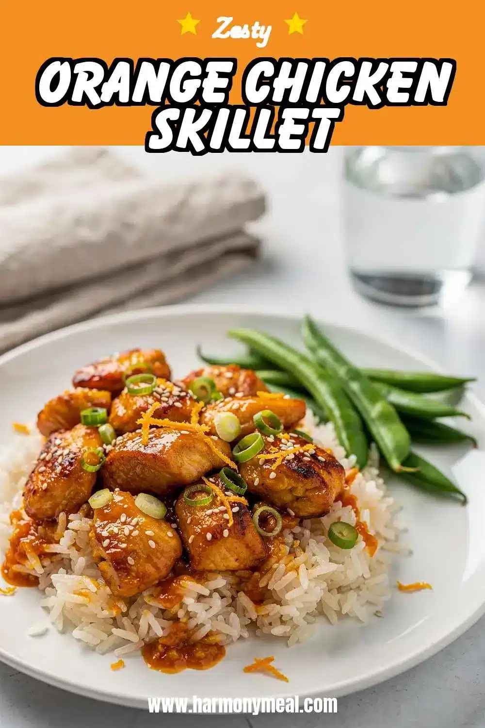 Storage and leftovers for Orange Chicken Skillet
