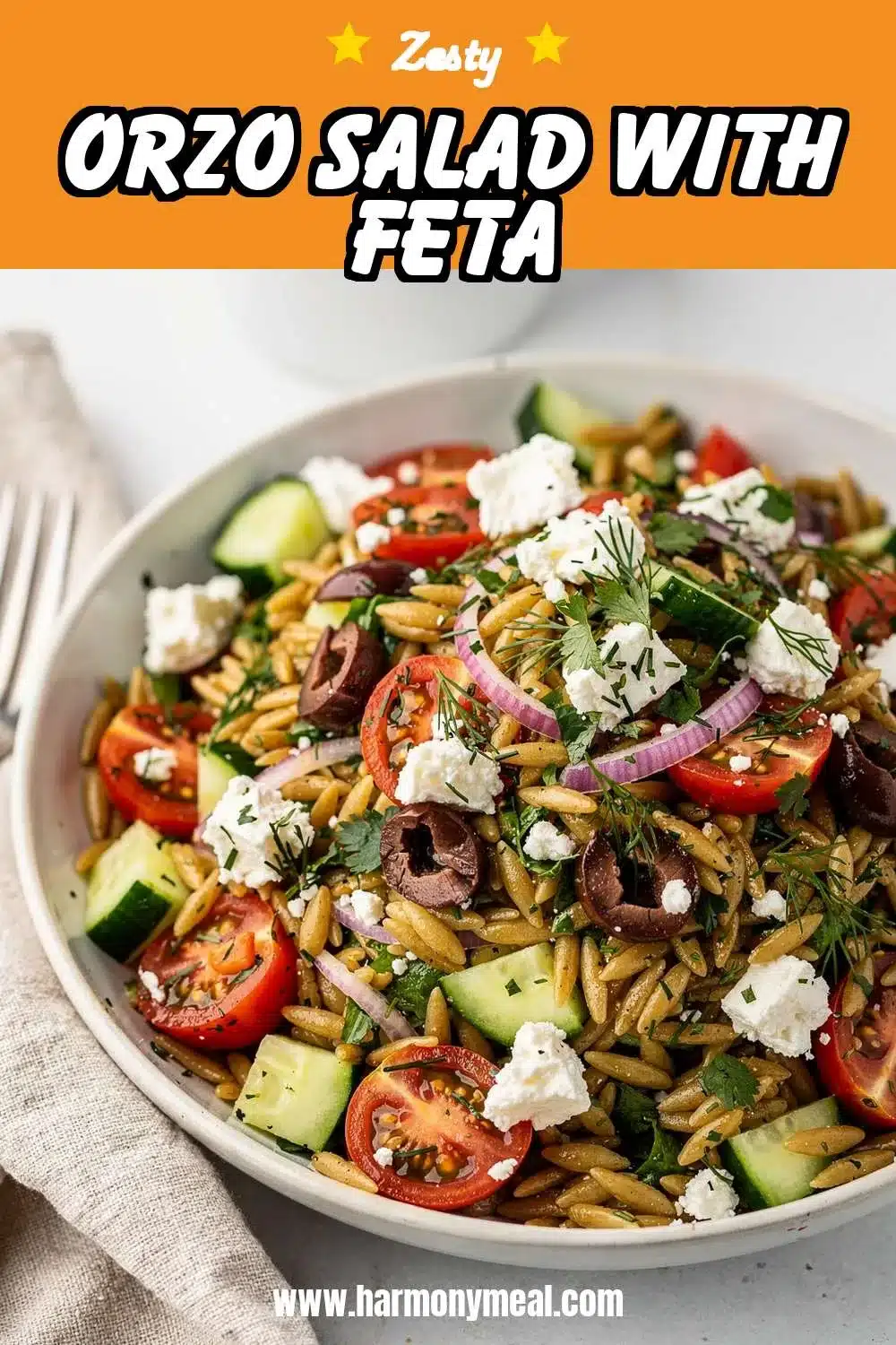 Storage and leftovers for Orzo Salad with Feta