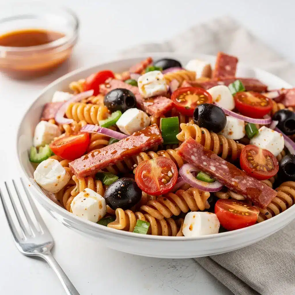 Ingredients for Picnic Italian Pasta Salad