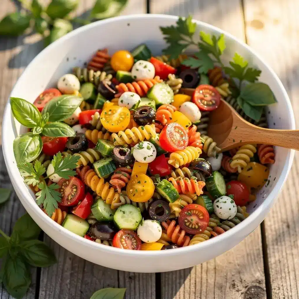 Ingredients for Picnic Pasta Salad
