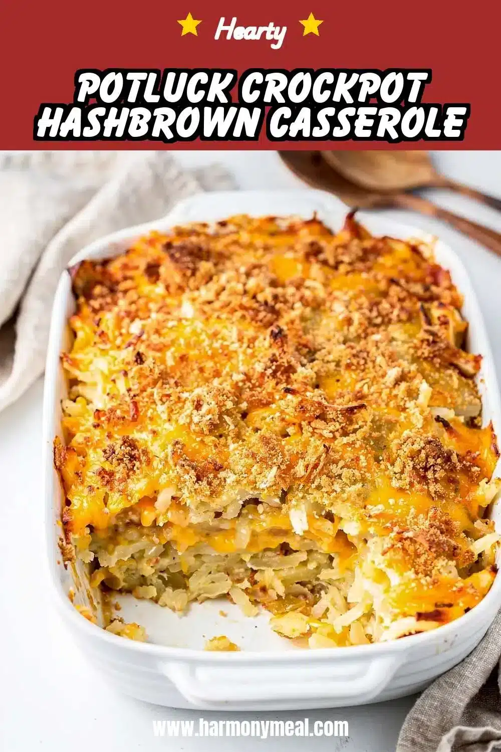 Storage and leftovers for Potluck Crockpot Hashbrown Casserole