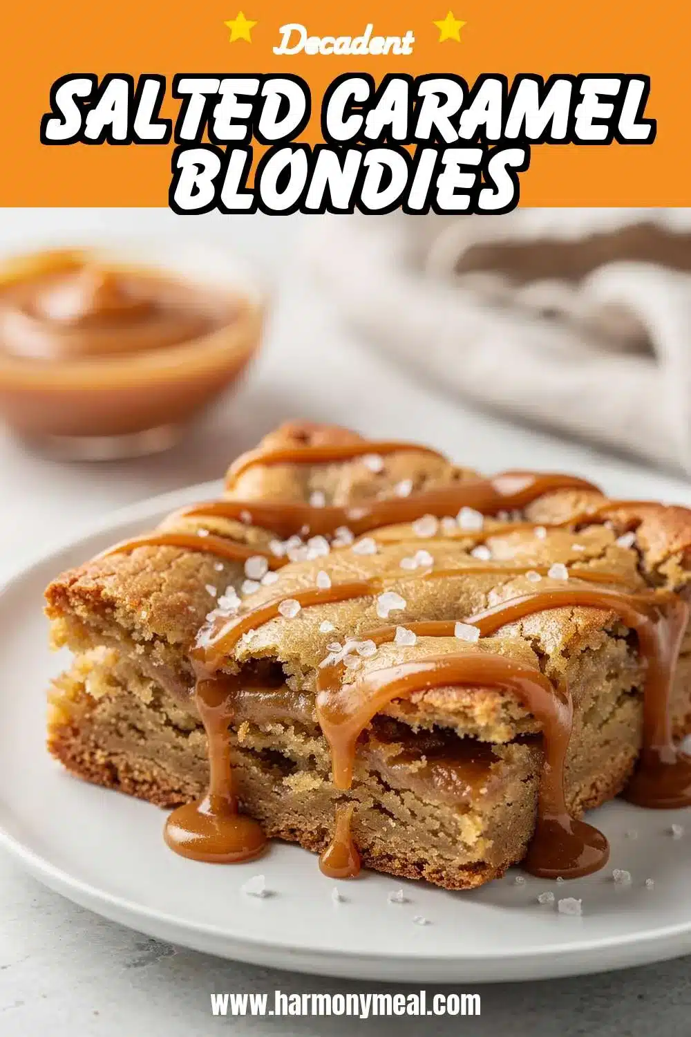 Storage and leftovers for Salted Caramel Blondies