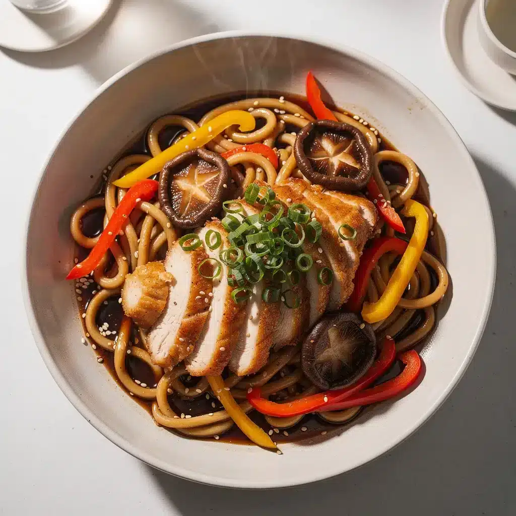 Ingredients for Savory Udon Stir Fry