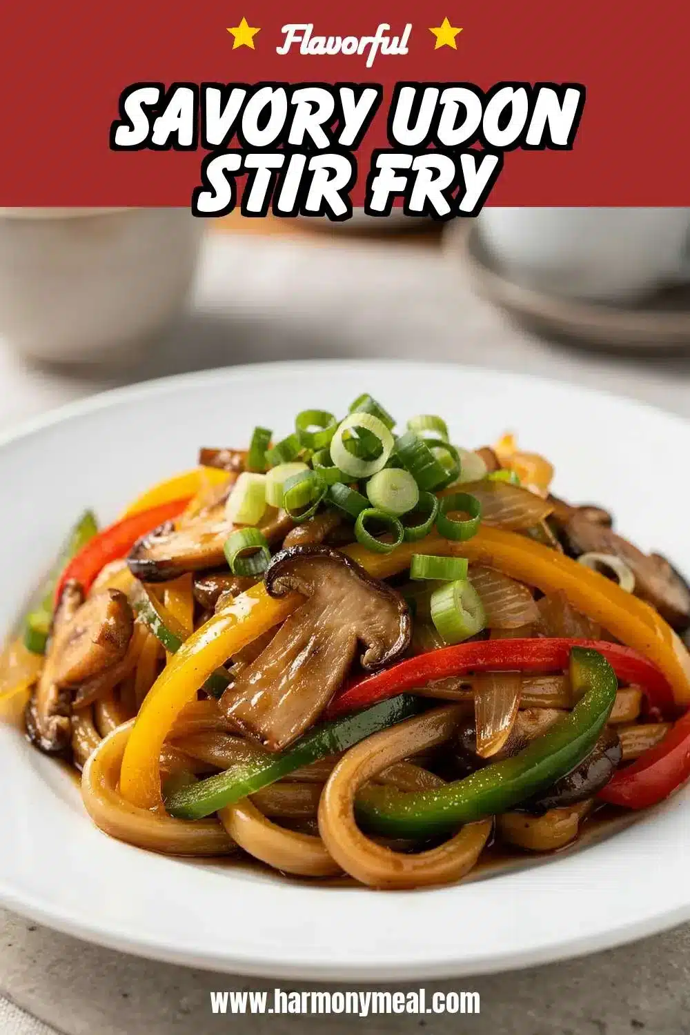 Storage and leftovers for Savory Udon Stir Fry
