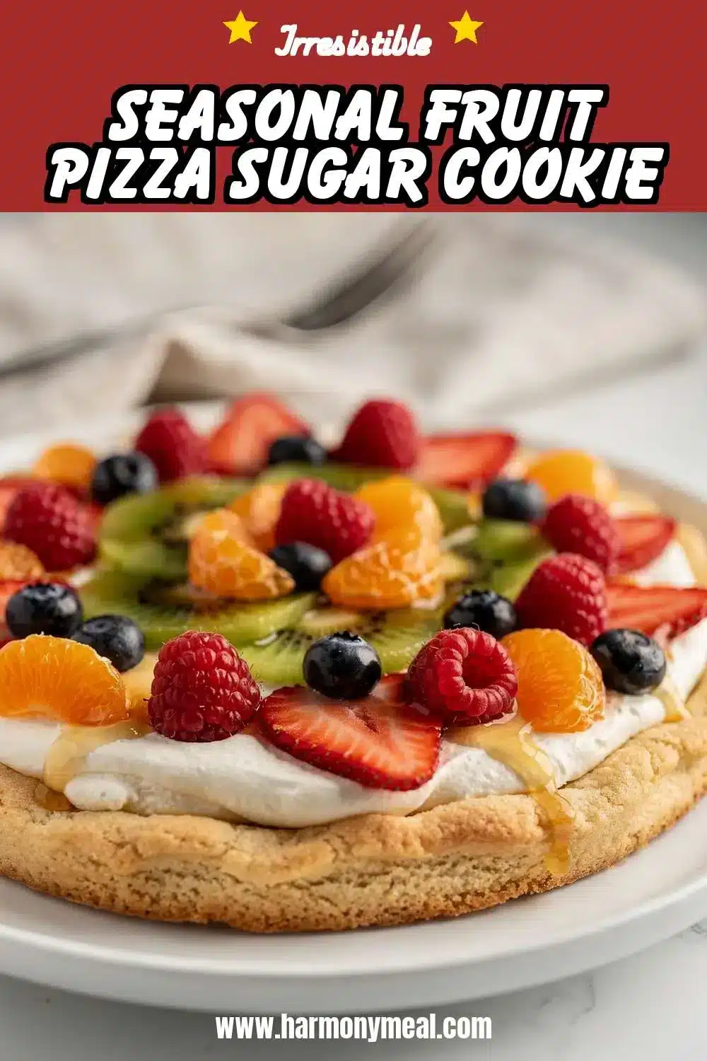 Storage and leftovers for Seasonal Fruit Pizza Sugar Cookie