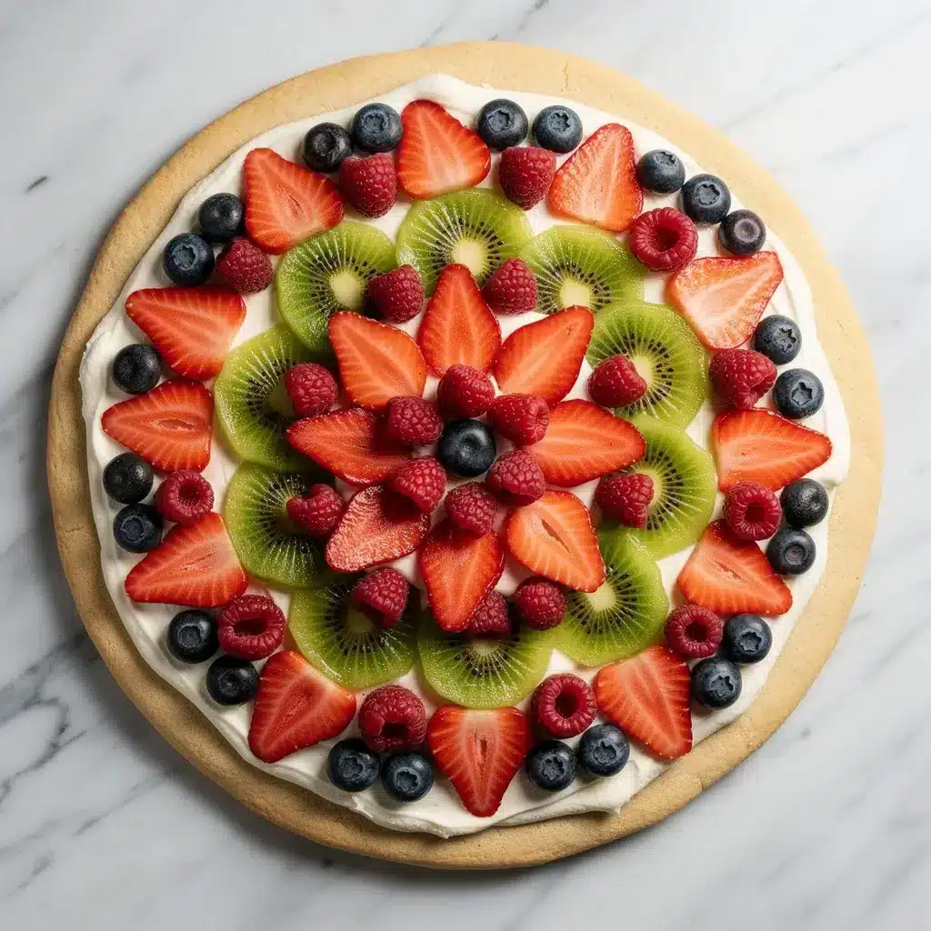 Ingredients for Seasonal Fruit Pizza Sugar Cookie