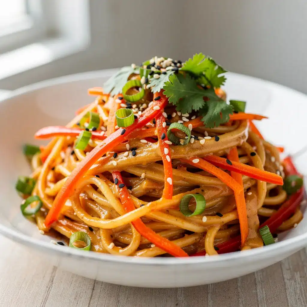 Ingredients for Sesame Noodle Salad