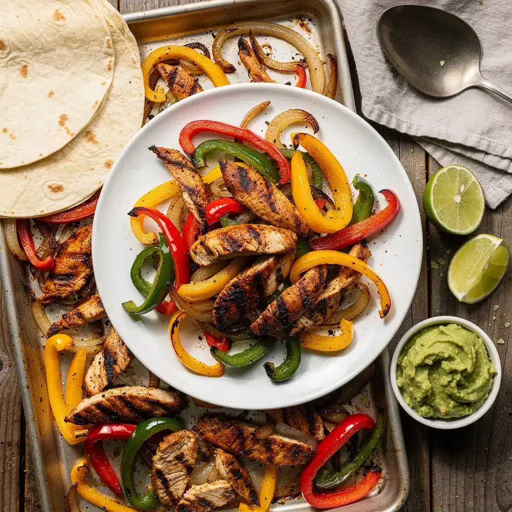 Ingredients for Crowd Favorite Sheet Pan Chicken Fajitas